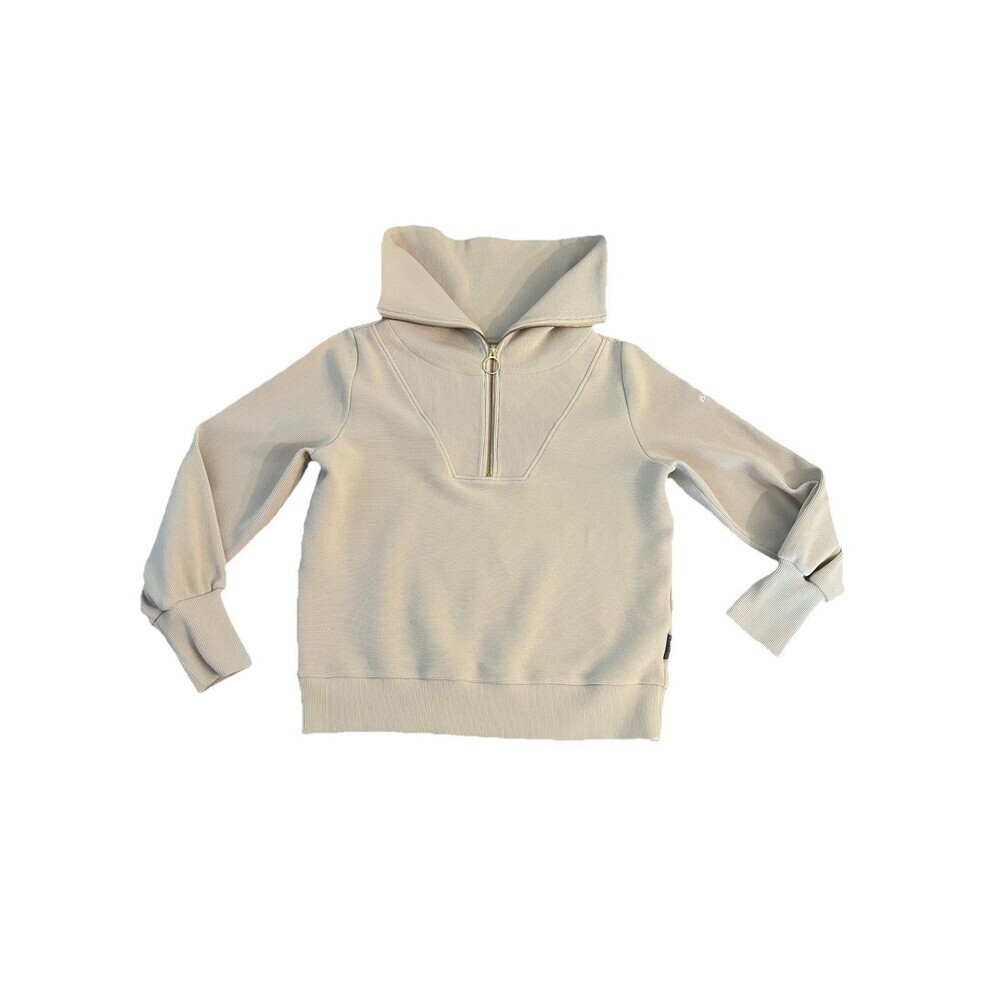 Varley  Vine Women’s 1/2 Zip Sweater Large Athleisure Ribbed - Picture 2 of 8